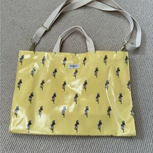 NWT Cath Kidston Strappy Carry all - yellow bee and heart bag.